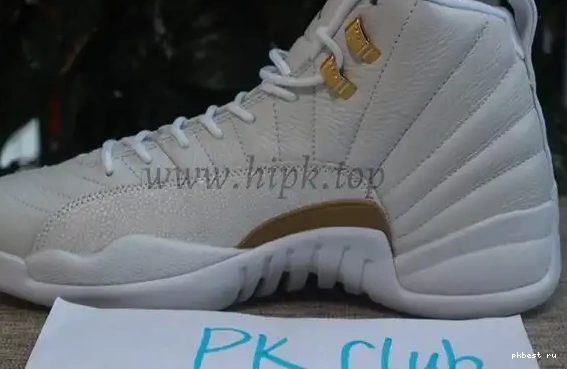 Authentic Air （Nike Release pairs） Version White Jordan 12 OVO 0502